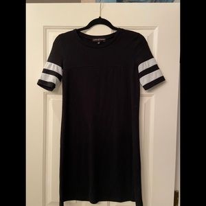 Black and white t-shirt dress